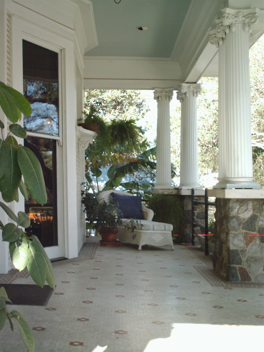 Front of Block-Keller house