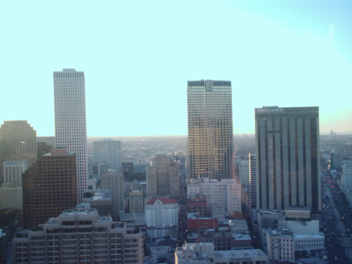 View from top of New Orleans WTC