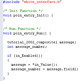 Receiving a composite message