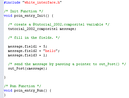 Using a composite datatype