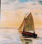 Segelboot.