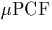 $\mu{\mathrm{PCF}}$