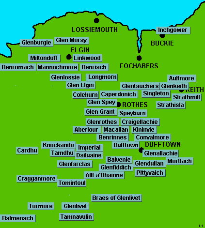 Speyside active map